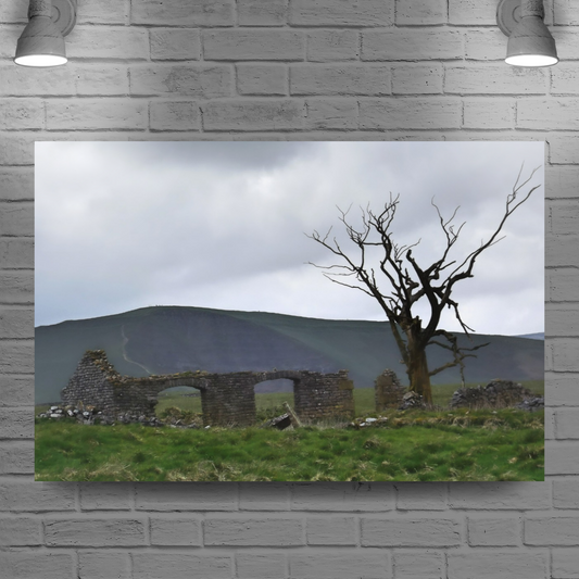 Canvas Art. English Landscapes & Riverscapes. Mam Tor. Peak District National Park. England.