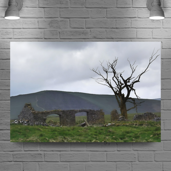 Canvas Art. English Landscapes & Riverscapes. Mam Tor. Peak District National Park. England.