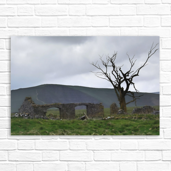 Canvas Art. English Landscapes & Riverscapes. Mam Tor. Peak District National Park. England.
