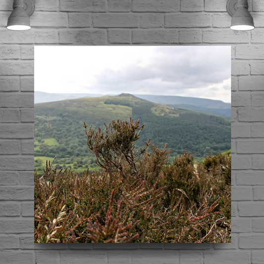 Canvas Art. English Landscapes & Riverscapes. Bamford Edge. Peak District National Park. England.