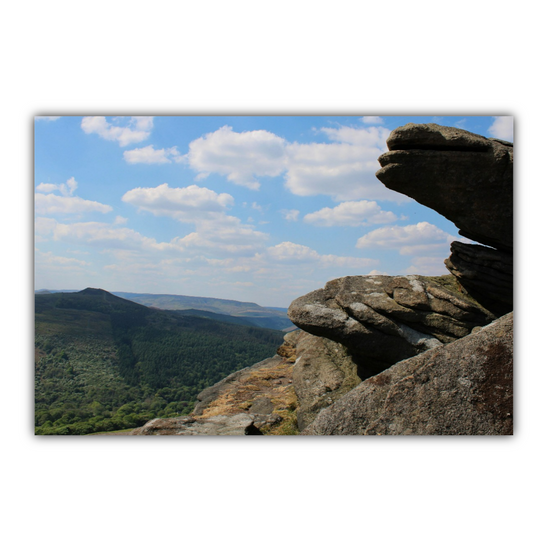 Canvas Art. English Landscapes & Riverscapes. Bamford Edge. Peak District National Park. England.