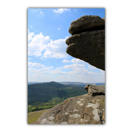 Canvas Art. English Landscapes & Riverscapes. Bamford Edge. Peak District National Park. England.