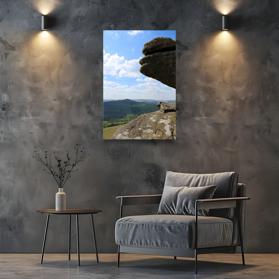 Canvas Art. English Landscapes & Riverscapes. Bamford Edge. Peak District National Park. England.