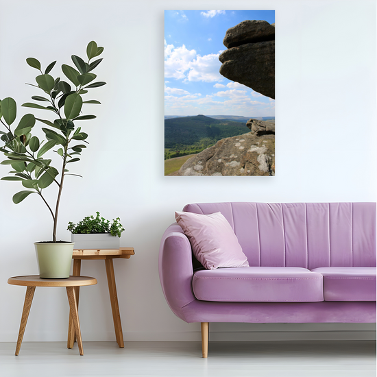 Canvas Art. English Landscapes & Riverscapes. Bamford Edge. Peak District National Park. England.