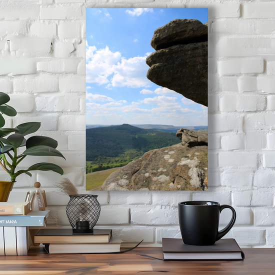 Canvas Art. English Landscapes & Riverscapes. Bamford Edge. Peak District National Park. England.