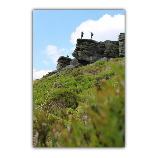 Canvas Art. English Landscapes & Riverscapes. Bamford Edge. Peak  District  National Park. England.