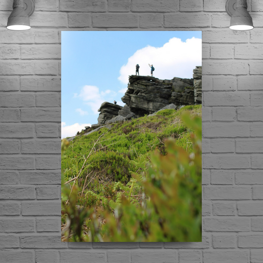 Canvas Art. English Landscapes & Riverscapes. Bamford Edge. Peak  District  National Park. England.