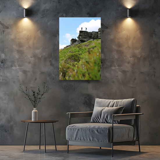 Canvas Art. English Landscapes & Riverscapes. Bamford Edge. Peak  District  National Park. England.