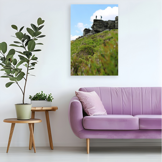 Canvas Art. English Landscapes & Riverscapes. Bamford Edge. Peak  District  National Park. England.