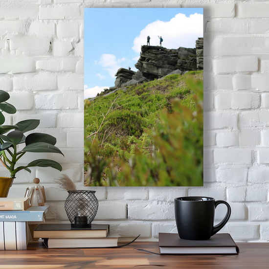 Canvas Art. English Landscapes & Riverscapes. Bamford Edge. Peak  District  National Park. England.