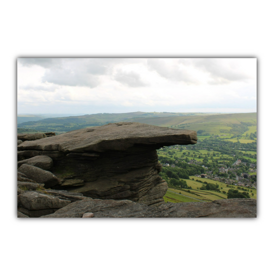 Canvas Art. English Landscapes & Riverscapes. Bamford Edge. Peak District National Park. England.