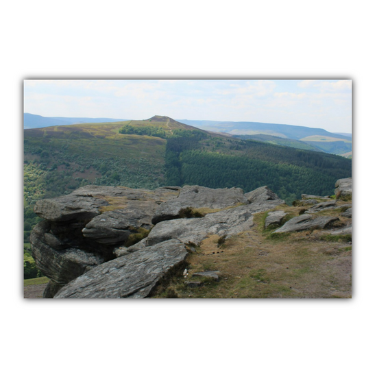 Canvas Art. English Landscapes & Riverscapes. Bamford Edge. Peak District National Park. England.