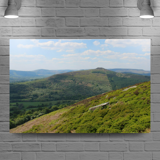 Canvas Art. English Landscapes & Riverscapes. Bamford Edge. Peak District National Park. England.