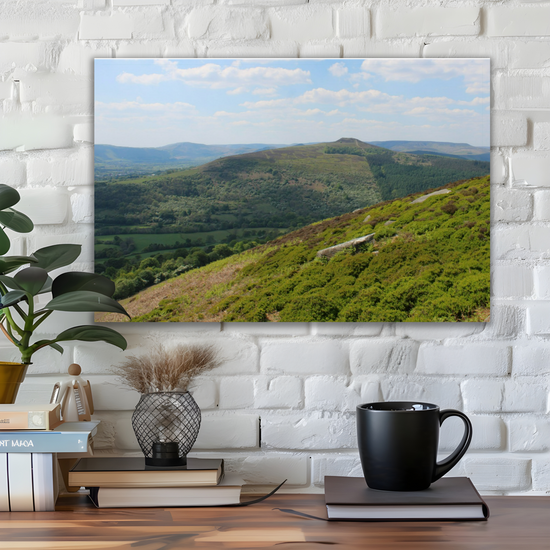 Canvas Art. English Landscapes & Riverscapes. Bamford Edge. Peak District National Park. England.