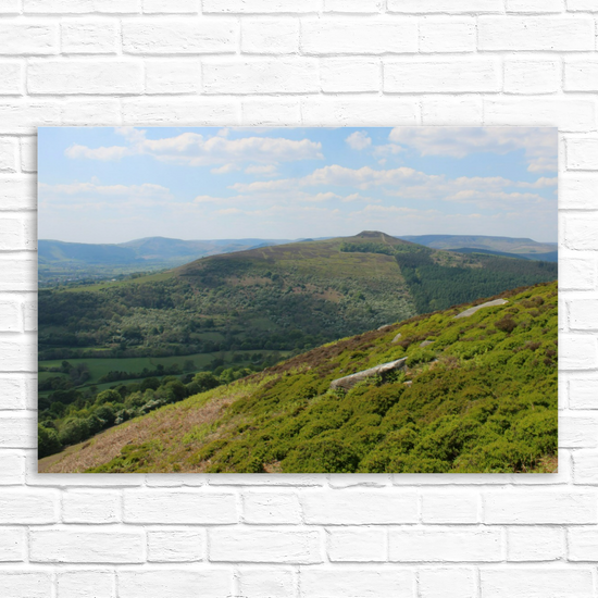 Canvas Art. English Landscapes & Riverscapes. Bamford Edge. Peak District National Park. England.