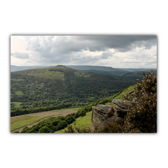 Canvas Art. English Landscapes & Riverscapes. Bamford Edge. Peak District National Park. England.
