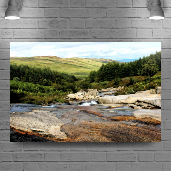 Canvas Art. Scottish Landscapes & Riverscapes. North Glen Sannox. Isle of Arran. Scotland.