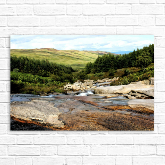 Canvas Art. Scottish Landscapes & Riverscapes. North Glen Sannox. Isle of Arran. Scotland.