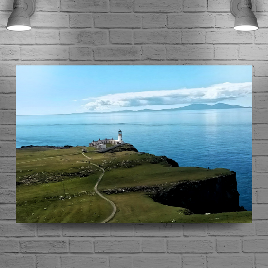 Giclée Mounted Wall Art Prints. Neist Point Lighthouse. Isle of Skye. Scotland.