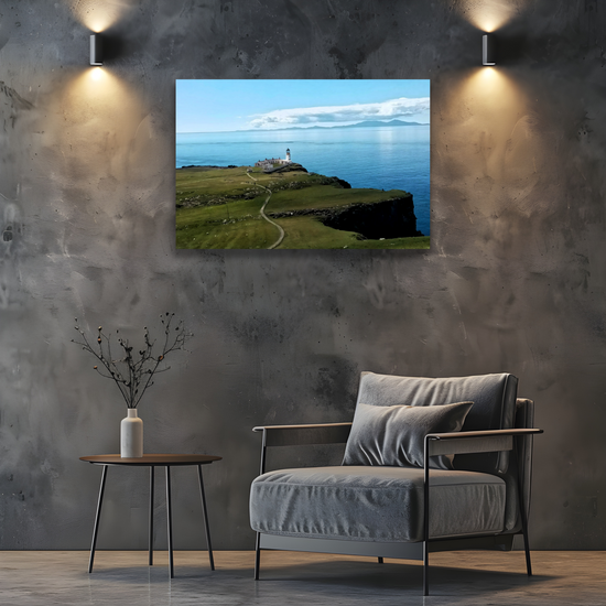 Giclée Mounted Wall Art Prints. Neist Point Lighthouse. Isle of Skye. Scotland.