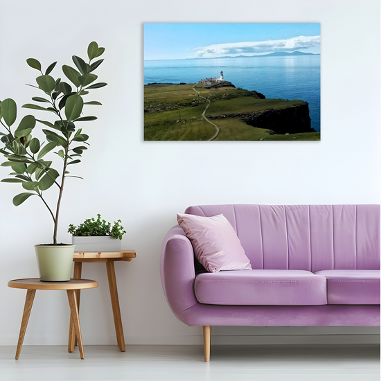 Giclée Mounted Wall Art Prints. Neist Point Lighthouse. Isle of Skye. Scotland.
