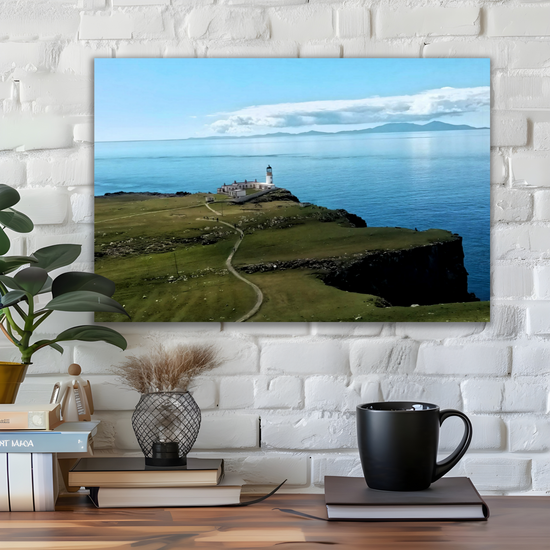 Giclée Mounted Wall Art Prints. Neist Point Lighthouse. Isle of Skye. Scotland.