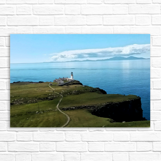 Giclée Mounted Wall Art Prints. Neist Point Lighthouse. Isle of Skye. Scotland.