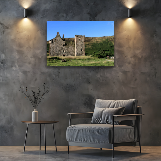 Canvas Art. Scottish Landscapes & Landmarks. Lochranza Castle. Isle of Arran. Scotland.
