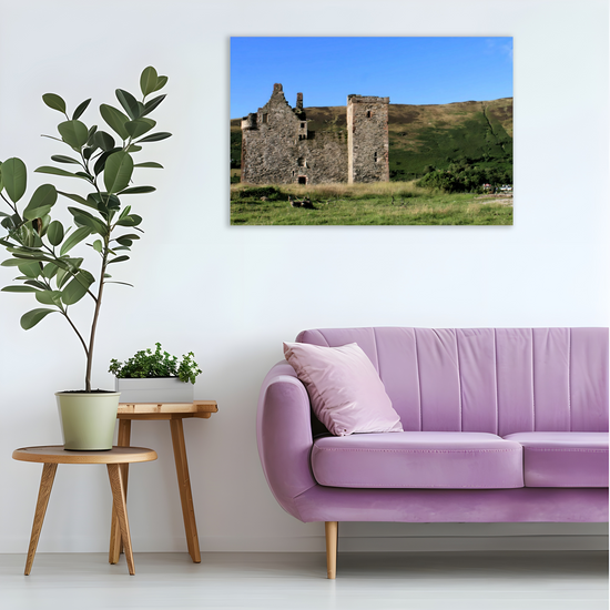 Canvas Art. Scottish Landscapes & Landmarks. Lochranza Castle. Isle of Arran. Scotland.