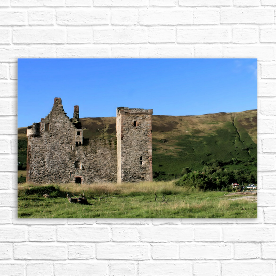 Canvas Art. Scottish Landscapes & Landmarks. Lochranza Castle. Isle of Arran. Scotland.