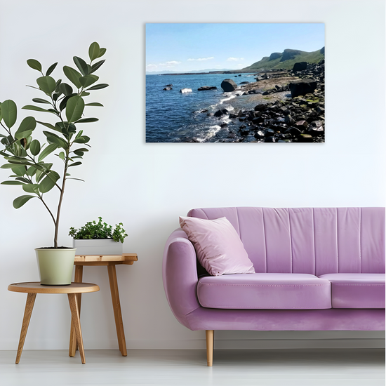Giclée Mounted Wall Art Prints. An Corran Beach. Isle of Skye. Scotland.