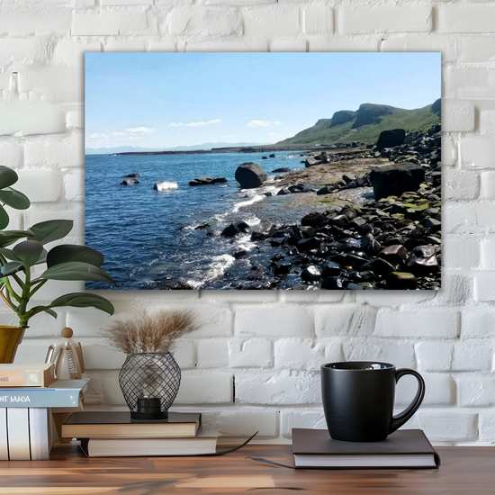 Giclée Mounted Wall Art Prints. An Corran Beach. Isle of Skye. Scotland.