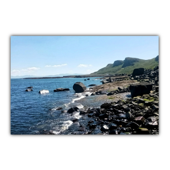 Giclée Mounted Wall Art Prints. An Corran Beach. Isle of Skye. Scotland.