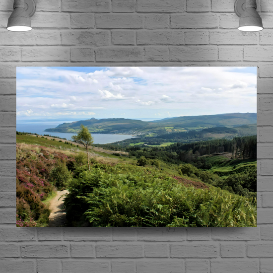 Canvas Art. Scottish Landscapes & Seascapes. Goatfell Mountain Trail. Isle of Arran. Scotland.