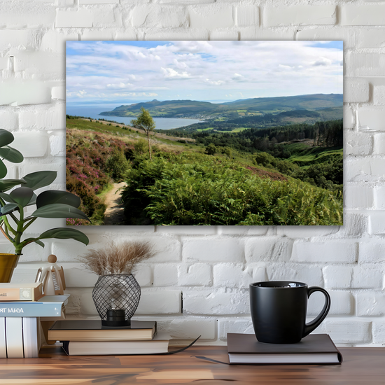 Canvas Art. Scottish Landscapes & Seascapes. Goatfell Mountain Trail. Isle of Arran. Scotland.