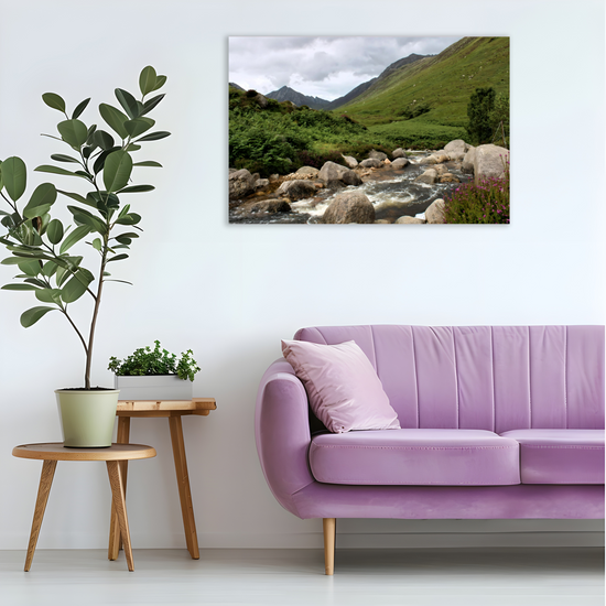 Canvas Art. Scottish Landscapes & Riverscapes. Glen Rosa Trail. Isle of Arran. Scotland.
