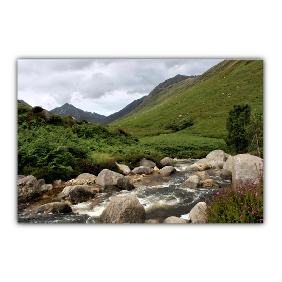 Canvas Art. Scottish Landscapes & Riverscapes. Glen Rosa Trail. Isle of Arran. Scotland.