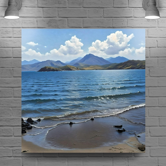 Canvas Art. Scottish Landscapes & Seascapes. Tarskavaig. Isle of Skye. Scotland.