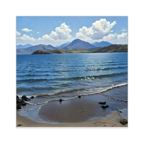 Canvas Art. Scottish Landscapes & Seascapes. Tarskavaig. Isle of Skye. Scotland.