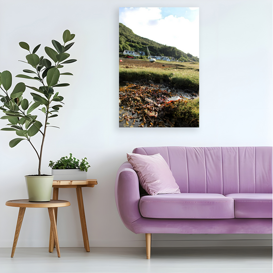 Canvas Art. Scottish Landscapes & Seascapes. Lochranza. Isle of Arran. Scotland.