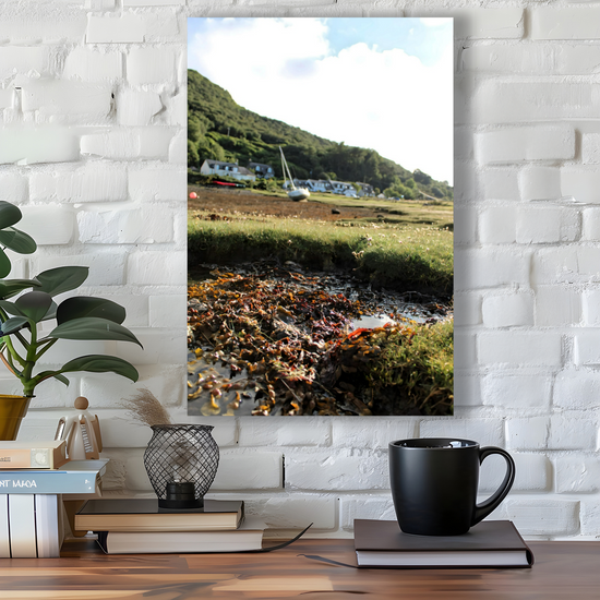 Canvas Art. Scottish Landscapes & Seascapes. Lochranza. Isle of Arran. Scotland.