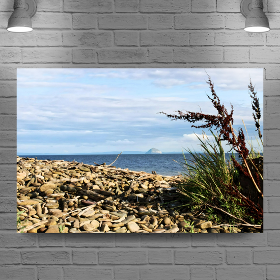 Canvas Art. Scottish Landscapes & Seascapes. Sliddery. Ailsa Craig View. Isle of Arran. Scotland.