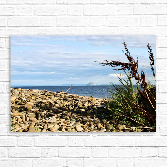 Canvas Art. Scottish Landscapes & Seascapes. Sliddery. Ailsa Craig View. Isle of Arran. Scotland.