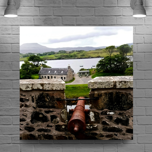 Canvas Art. Scottish Landscapes & Landmarks. Dunvegan Castle. Isle of Skye. Scotland.