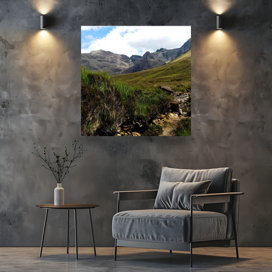 Giclée Mounted Wall Art Prints: Fairy Pools. Isle of Skye. Scotland.