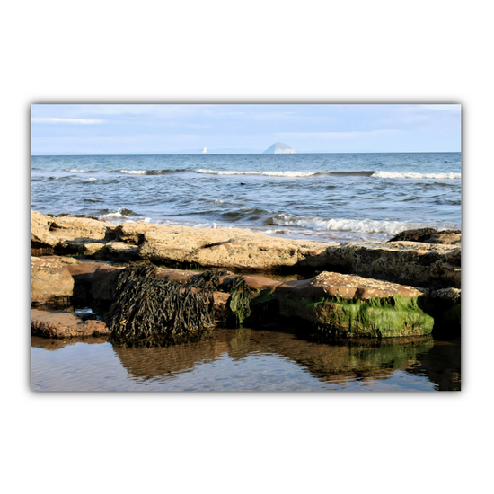 Canvas Art. Scottish Landscapes & Seascapes. Sliddery. Ailsa Craig View. Isle of Arran. Scotland.