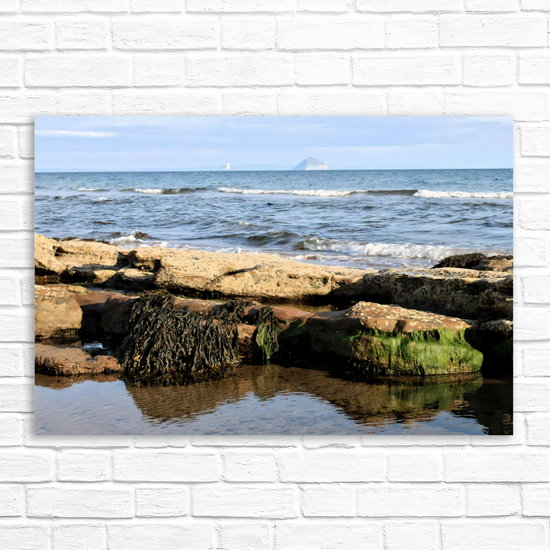 Canvas Art. Scottish Landscapes & Seascapes. Sliddery. Ailsa Craig View. Isle of Arran. Scotland.