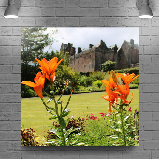 Canvas Art. Scottish Landscapes & Nature. Brodick Castle Gardens. Isle of Arran. Scotland.