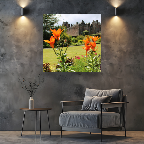 Canvas Art. Scottish Landscapes & Nature. Brodick Castle Gardens. Isle of Arran. Scotland.
