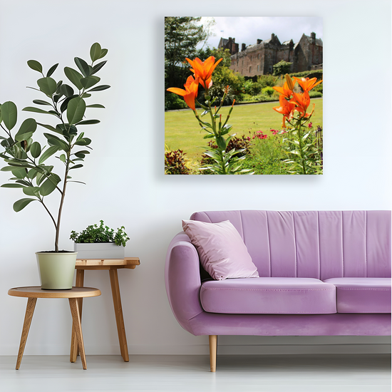 Canvas Art. Scottish Landscapes & Nature. Brodick Castle Gardens. Isle of Arran. Scotland.